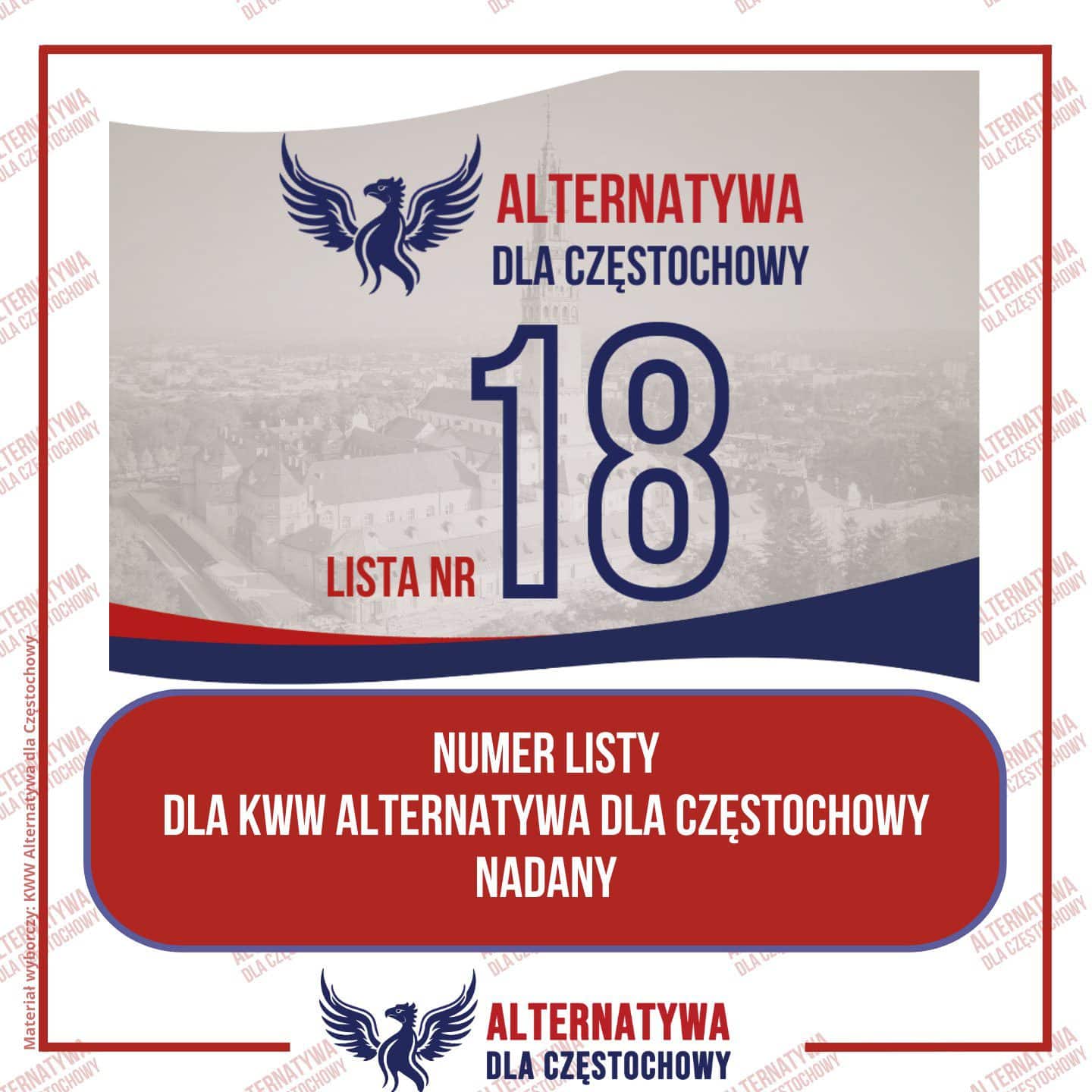 Numer listy Komitetu to 18